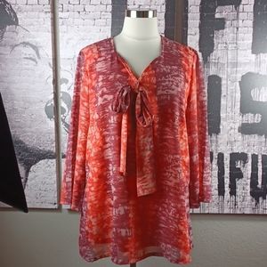 ❤️ 4/$20❤️ Original Anthony Tie Dye Print Tunic EUC